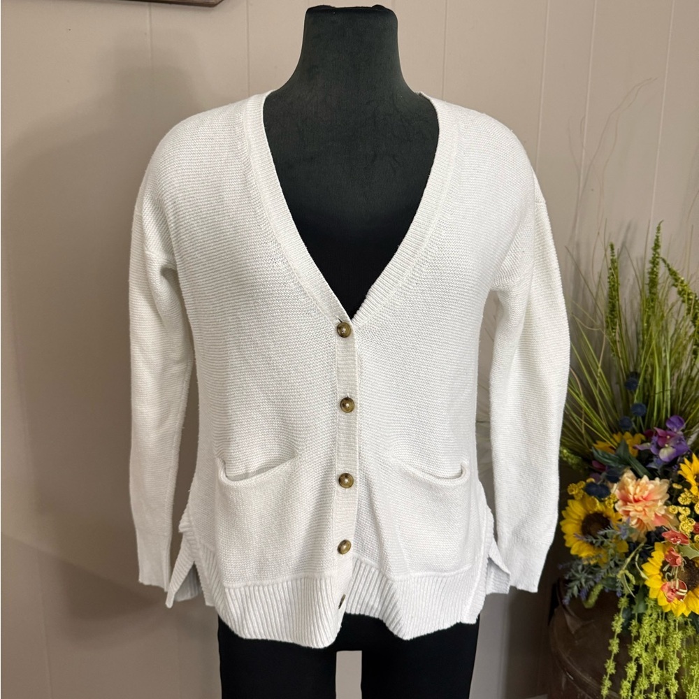 Madewell • Oversized Knit V Neck Cardigan